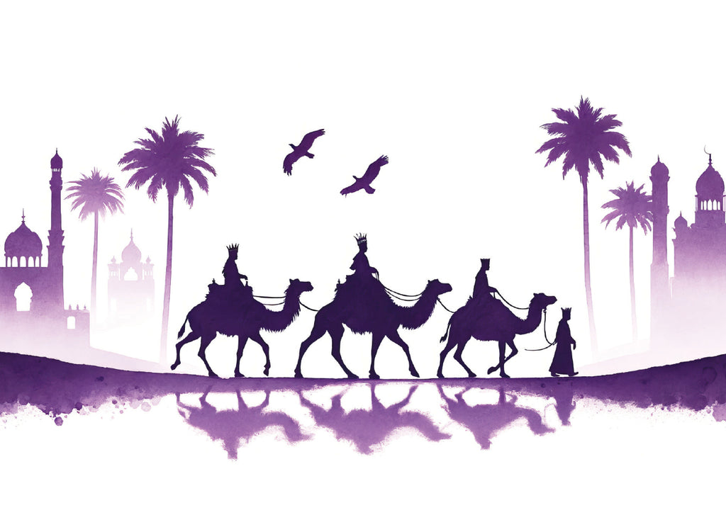 Journey to Bethlehem - Pack of 5 cards - Ref: kk20b